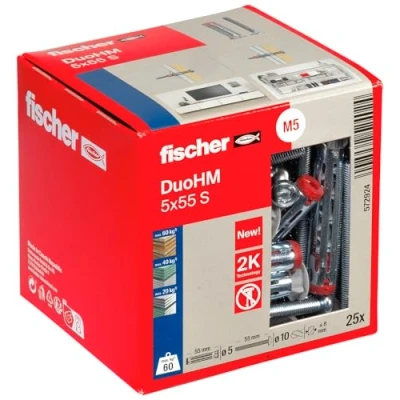 Imagen de fischer 572924 DuoHM, Plata, 5 x 55