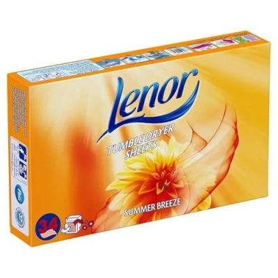 Imagen de Lenor Sábanas para secadora Summer Breeze 34 hojas