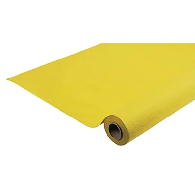 Imagen de Pro Nappe Ref R780624I 5 X Mantel no Tejido Hilado desechable Rollo 6 M de Largo 1,20 Ancho Color Amarillo Material Resistente al desgarro, Repelente Agua y Que se Puede Limpiar
