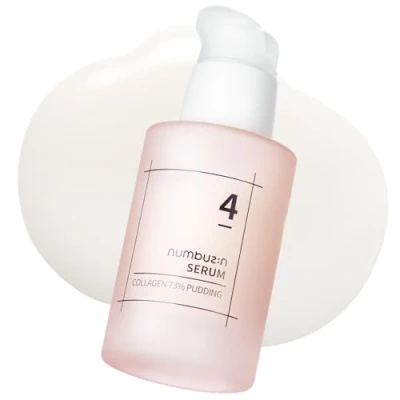 Imagen de numbuzin No.4 Colágeno 73% Suero de pudín, 1.69 fl.oz / 50ml Antiedad, Colágeno, Multi hialurónico