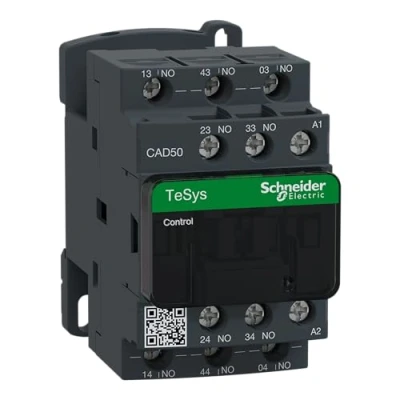 Imagen de Schneider Electric CAD50P7 Contactor, Tesys K, D, S, Cad 50, 5 Na, Instantâneo, 10 A, 230 V Ca