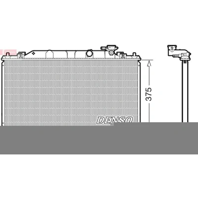 Imagen de DENSO DRM44044 Radiador, refrigeración del motor 728mm 375mm 27mm MAZDA: 6 Familiar