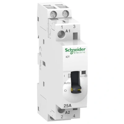 Imagen de Schneider Electric A9C21732 Acti 9 iCT Conector, 25A, 2NA, 230/240Vca, 81mm x 18mm 60mm, Blanco