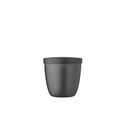Imagen de Mepal Snackpot Ellipse Recipiente para Alimentos guardar y Transportar Aperitivos Apto Congelador, Microondas Lavavajillas 500 ml Nordic Black