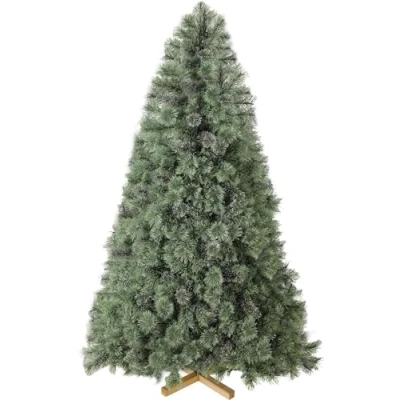 Imagen de 180CM Árbol de Navidad Artificial, Pino con Soporte Madera, Arbol Agujas Pretratadas Realistas, 510 Puntas Rama
