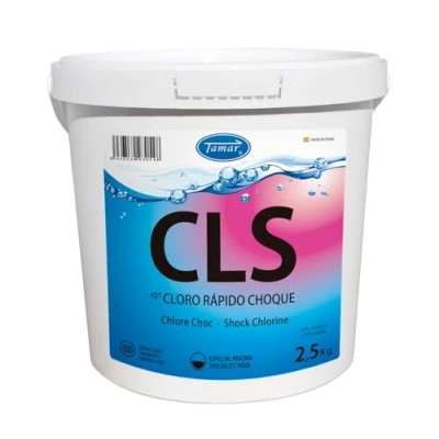 Imagen de Tamar Cloro Choque Accion Rapida, recuperador Agua Piscina deteriorada, Alta solubilidad, granulado 2,5 kg