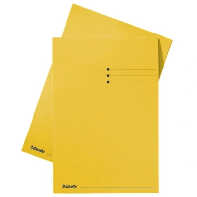 Imagen de ESSELTE Carpetas Manilla simples f.to 24,5 x 35 cm Amarillo Paquete de 100 unidades 2012406