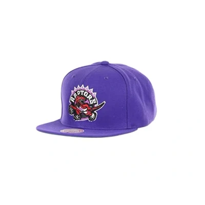 Imagen de Mitchell &amp; Ness Toronto Raptors NBA Conference Patch HWC Purple Original Fit Snapback Cap One Size