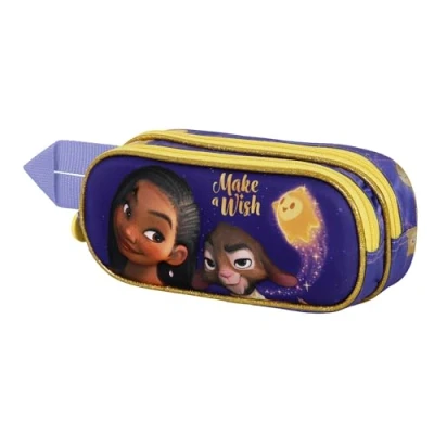 Imagen de Karactermania WISH STAR 3D Double Estuche escolar para niños, Talla: One Size, Lila