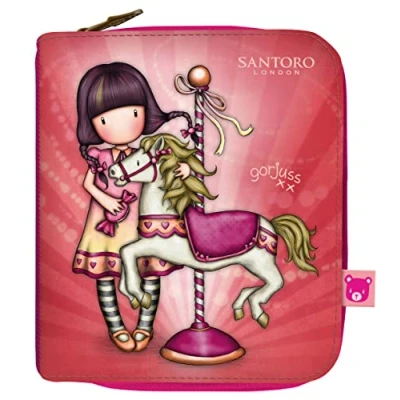 Imagen de Santoro, Cartera Gorjuss Fairground Carousel 10X12X3Cm Unisex niños, Multicolor, Talla única