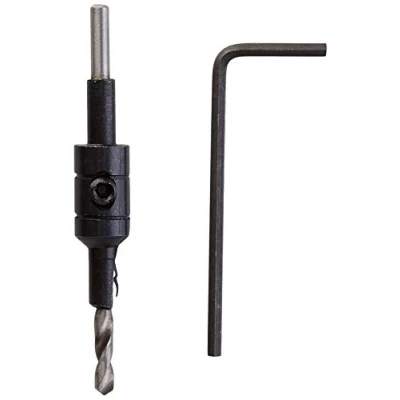 Imagen de wolfcraft Broca de Perforación previa con avellanador, Ø 4 4,5 mm I 2500000 y avellanado en un paso