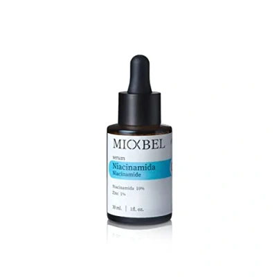 Imagen de MIOXBEL Sérum Facial con Niacinamida 10% y Zinc 1% Antimanchas para Piel Mixta Grasa Regula el exceso de sebo Reduce Poros Abiertos Suero antirojeces 30ml