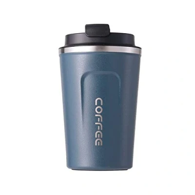 Imagen de Gteller Taza de viaje acero inoxidable con doble pared y aislamiento, tapa