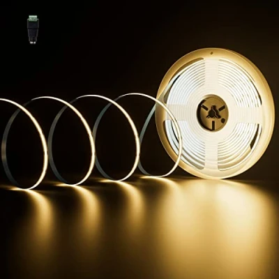 Imagen de PAUTIX Tira de LED COB 10m Blanco Cálido 3000K, 480LEDs 24V Cinta LED,Flexible luz CRI90+ para Proyecto iluminación Bricolaje,Cocina,Dormitorio