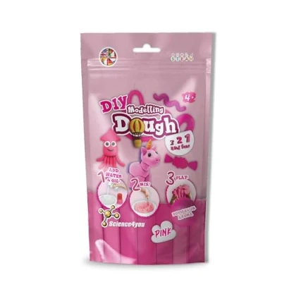 Imagen de Science4you Plastilina Rosa Kit de Manualidades para Niños, Haz Tu Propia Arcilla Perfumada Suave y Seca, Rosa, Regalo Creativo Niños Niñas 4 5 6 7 8+ años