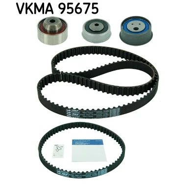 Imagen de SKF VKMA 95675 Kit de correa distribución 65 con perfil redondeado dientes MITSUBISHI: Outlander I SUV, Lancer 7 Limousine, Grandis