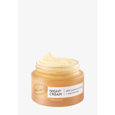 Imagen de UPCIRCLE Crema de Noche con Ácido Hialurónico + Niacinamida, 55 mililitros nutritivo, sin perfume para pieles sensibles, propiedades antienvejecimiento vegano, libre crueldad animal