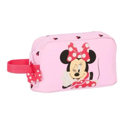 Imagen de Safta Minnie Mouse Naive Porta Desayunos Térmico, Termo, Portatodo, Calidad y Máxima Resistencia, Comida, Recreo, 21.5x6.5x12 cm