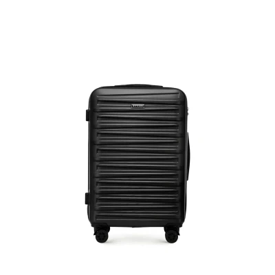 Imagen de WITTCHEN Skyspeed Line Maleta Mediana rígida ABS con Ruedas Trolley de Viaje Cerradura combinación Asa telescópica 4 Negro