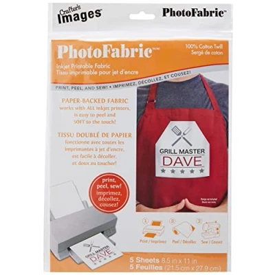 Imagen de BLUMENTAL LANSING PhotoFabric, Cotton, White, 21.5cm x 27.9cm