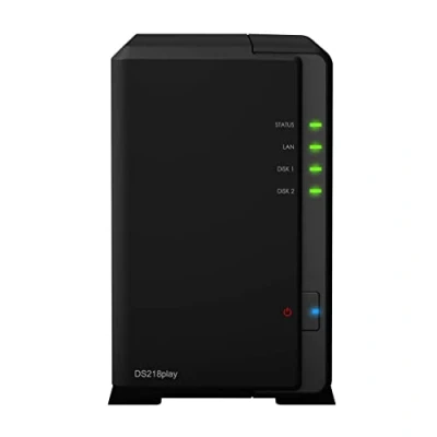 Imagen de Synology DS218play 12TB 2 Bay NAS Solution, Installed with x 6TB Toshiba N300 Drives