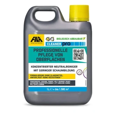 Imagen de FILA Surface Care Solutions, Cleaner Pro limpiador de azulejos profesional neutro intensivo, para suelos PVC, parqué, vinilo, etc., hasta 40 lavados, 1 litro