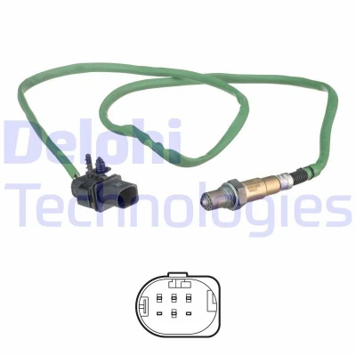 Imagen de DELPHI ES21203 12B1 Sonda lambda de banda ancha, térmico MERCEDES BENZ: Clase C Berlina, E Coupé
