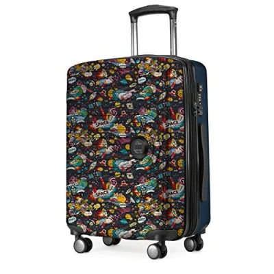 Imagen de HAUPTSTADTKOFFER Mitte Equipaje de Mano 55x40x23, TSA, 4 Ruedas, Maleta Viaje, Rígida, con Mano, Cabina, Espacio Negro