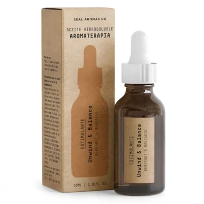 Imagen de TIENDA EURASIA Aceite Hidrosoluble Aromaterapia, 30 ml, para Difusores de Aroma, Humificadores, Ambientar el Hogar y Relajación, 6 Distintos Aromas (Estimulante)