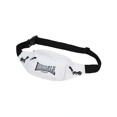 Imagen de Lonsdale Riñonera, Talla: One Size, White black ash