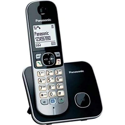 Imagen de Panasonic KX TG6811 Teléfono (Teléfono DECT, Altavoz, 120 entradas, Identificador de Llamadas, Plata)
