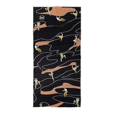 Imagen de Buff® Braga de Cuello CoolNet UV® Hombre Mujer Adulto Flexible, Proteccion UPF50, Ligera, Elastica, Material Reciclado, Deporte, Verano, Talla Única, Negro