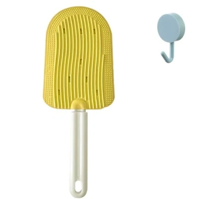 Imagen de Cat Tongue Comb, Celery Pets Brush, Brushes For Indoor Cats, Brush Shedding, Comb Shedding (Yellow)