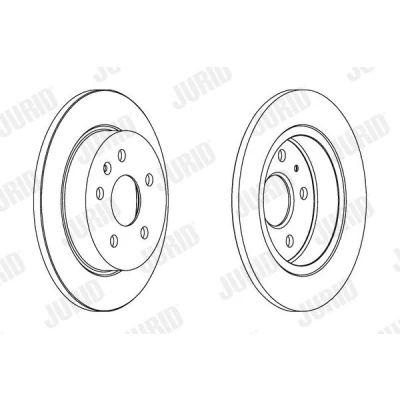 Imagen de JURID 562461JC Disco de freno 292 12 5 macizo revestido con tornillos OPEL: Insignia A Berlina, Sports Tourer, Hatchback