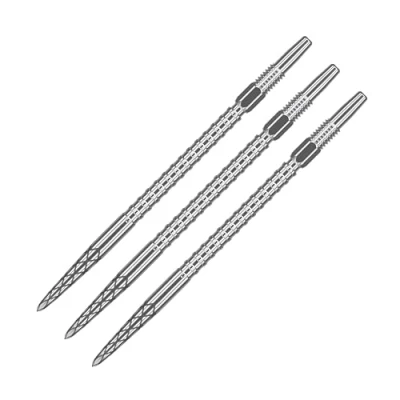 Imagen de Target Darts Swiss Point DS puntas de dardos (3 unidades, 40 mm), color plateado Change Dart Point, accesorios profesionales para quitar SP