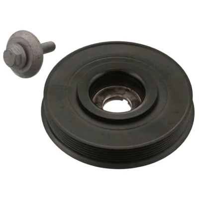 Imagen de febi BILSTEIN 33784 Polea de cigüeñal 6PK 153 5 con tornillo, para Plus MAZDA: 3 Berlina, CITROËN: C3 I Hatchback norauto, oscaro,