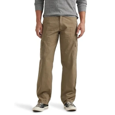 Imagen de Wrangler Authentics Men&#039;s Classic Cargo Twill Pant, Military Khaki Ripstop, 36x32