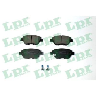 Imagen de LPR 05P1247 Juego de pastillas freno con tornillos OPEL: Corsa D Hatchback, FIAT: Doblo I Cargo, Familiar, Panda II Hatchback