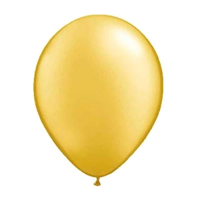 Imagen de Folat B.V. Globos Dorados Metálicos, Color, 10er Pack de (Qualatex 8403)