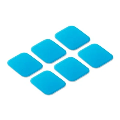 Imagen de Beurer EM 50 Electrodos de gel, set recompra utilizable con Menstrual Relax TENS &amp; Heat Pad, 6 almohadillas gel autoadhesivas, x 56 mm