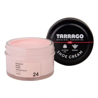Imagen de Shoe Cream 50 ml Betún Crema Nutritiva, Abrillantadora y Protectora Para Zapatos, Calzado, Bolsos Accesorios de Piel, Cuero Sintético (Rosado 24)