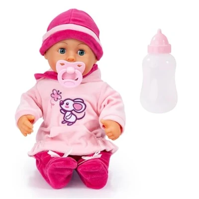 Imagen de Bayer Design First Words Baby, 24 Sonidos, 38 cm, Color rosa, ratón (93824BD) , color/modelo surtido