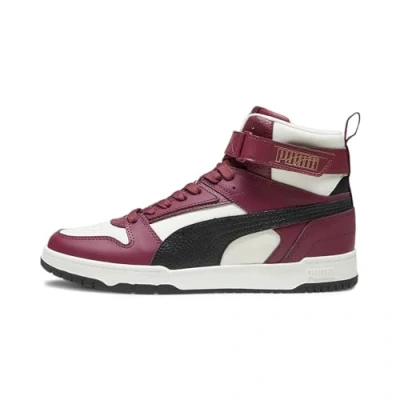 Imagen de Puma RBD GAME Unisex Zapatillas altas, Talla: 42.5, Vapor gray/black/dark jasper/gold Piel