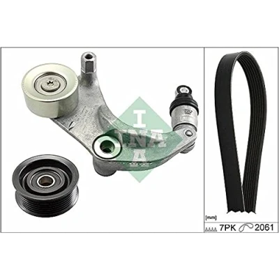 Imagen de INA 529 0153 10 Juego de correas trapeciales poli V Revisar/sustituir poleas libres del alternador HONDA: CR 3, CIVIC 8 Hatchback, ACCORD