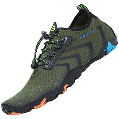 Imagen de SAGUARO Escarpines Hombre Mujer Agua Zapatillas Playa de para Surf Piscina Buceo Mar, Verde Gr.40