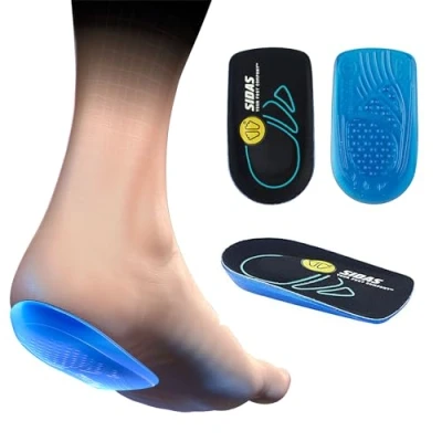 Imagen de Sidas Heel Pad Taloneras de gel, 2 unidades, CSEESSMSTAHELPAD, Azul, L/XL (42 46)