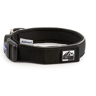 Imagen de Ancol Extreme Collar Ultra Acolchado Resistente a la Intemperie, Color Negro, Talla 2 26 30 cm
