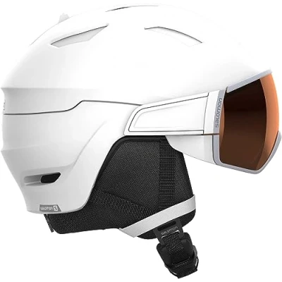 Imagen de Salomon Mirage Access Señoras Casco Visor Esquí Snowboard Goggles, Blanco, M