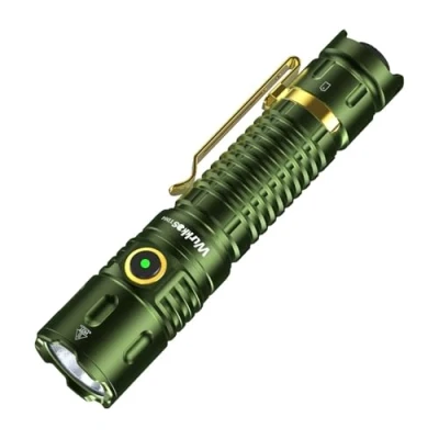 Imagen de Wurkkos linterna táctica TD04, linternas de mano recargables, 3000 lúmenes, LED súper brillante con puerto carga tipo C, interruptor trasero para camping, senderismo, emergencia, IP68