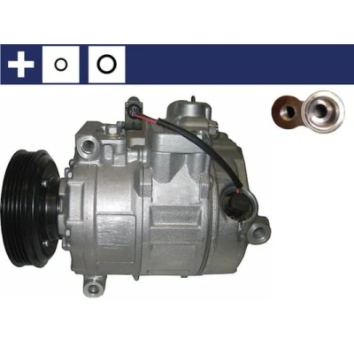 Imagen de MAHLE ORIGINAL ACP 102 000S Compresor de Aire Acondicionado 7SEU16C 12 PAG 46 R 134 a con junta anular AUDI: A4 B6 Berlina, Avant
